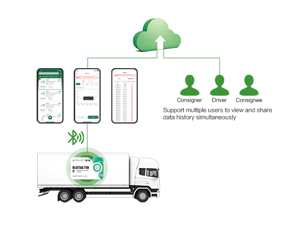 Регистратор данных температуры BlueTag T10 HACCP Bluetooth
