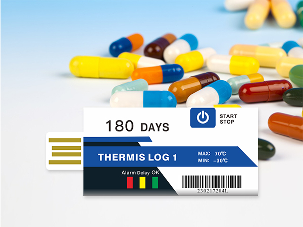 Freshliance Thermis Log Одноразовый регистратор температуры USB PDF Pharmaceuticals Вакцины против Covid-19