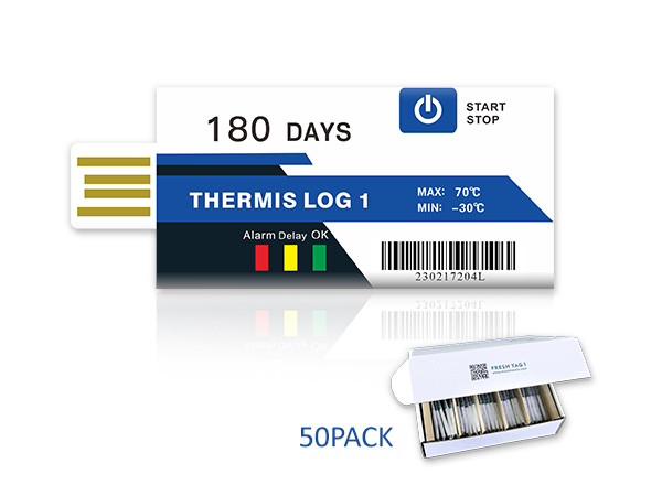 Freshliance Thermis Log Одноразовый регистратор температуры USB PDF Pharmaceuticals Вакцины против Covid-19